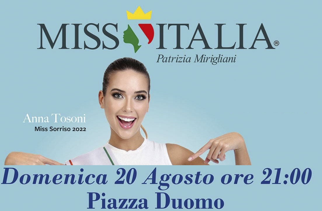 La finale regionale di "miss italia" in piazza duomo a belpasso