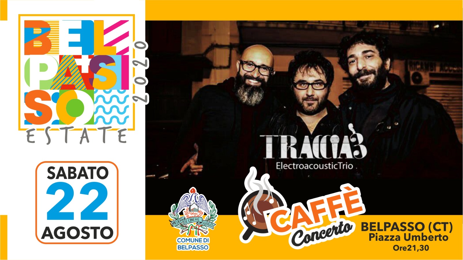 Caffè Concerto con Traccia3 Electroacoustic Trio